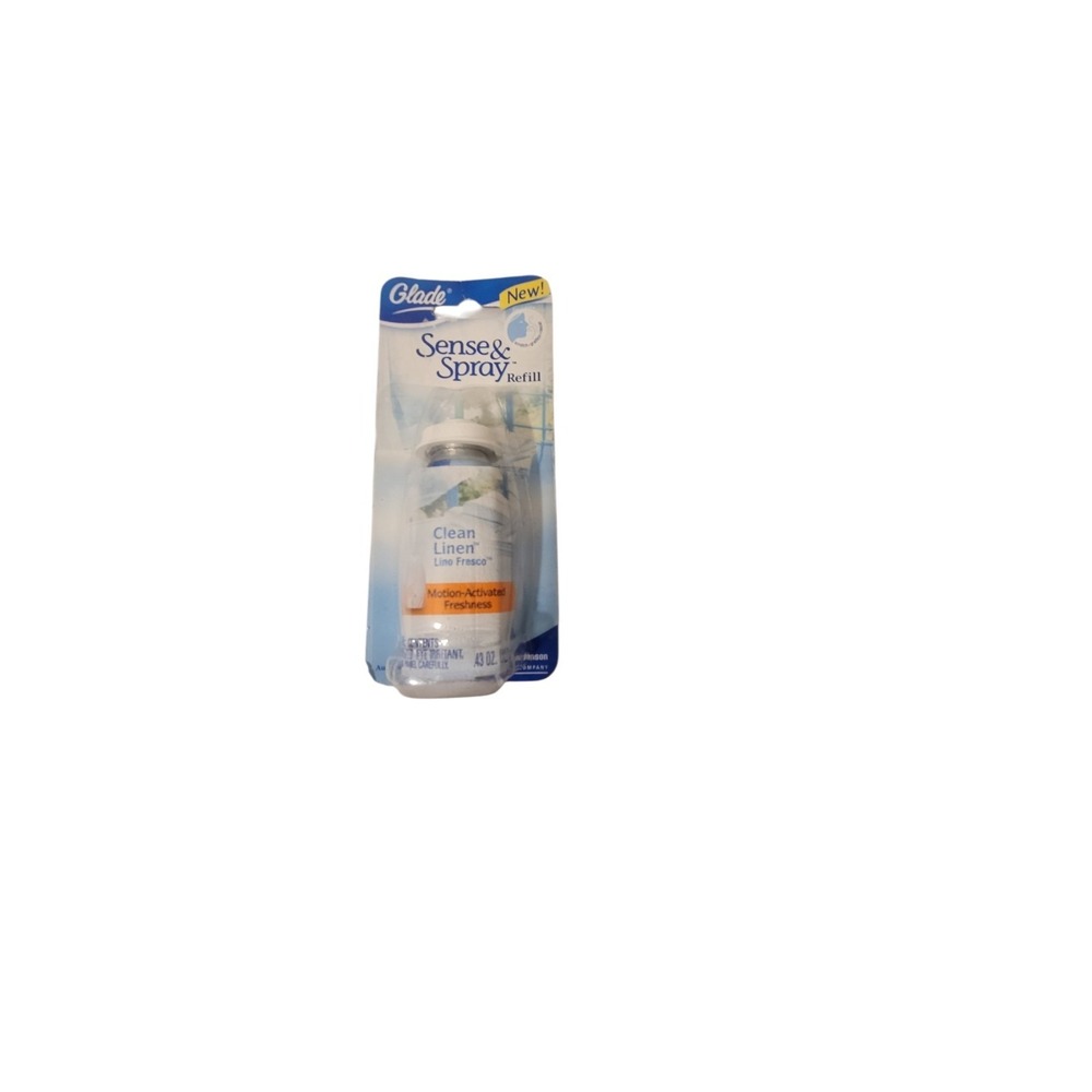 Glade Sense‎ & Spray Refill Clean Linen Automatic Air Freshener NEW